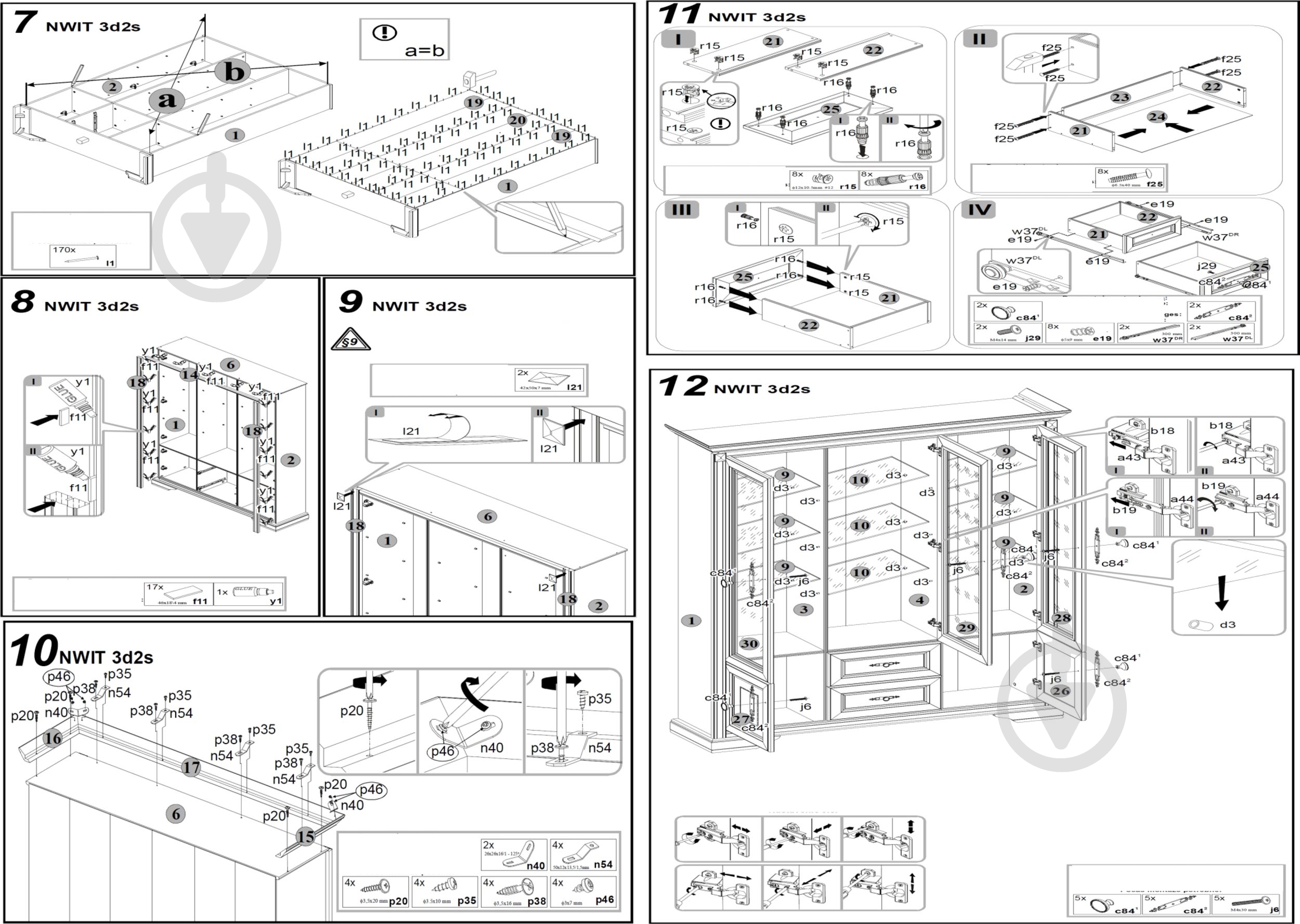 Шкаф BRW Україна NWIT 3d2s Stylius черешня античная - фото 3