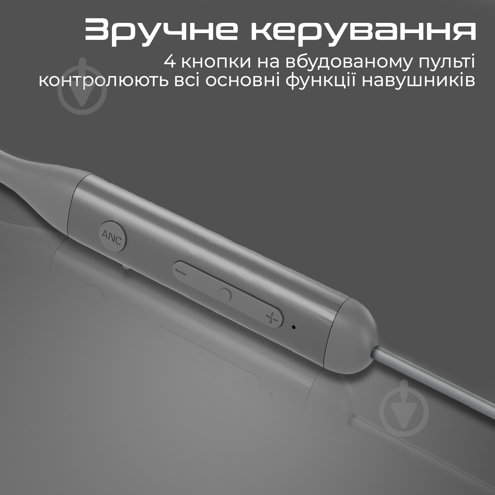 Наушники Promate Velcon grey (velcon.grey) - фото 7