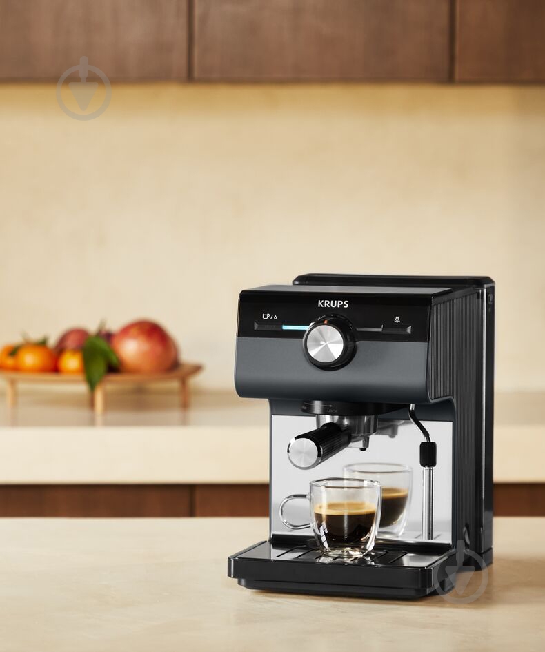 Кофеварка рожковая Krups XP384G10 - фото 23