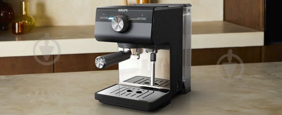 Кофеварка рожковая Krups XP384G10 - фото 25