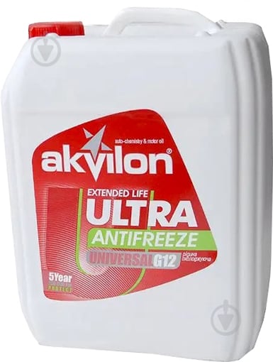 Антифриз AKVILON Ant Ult Red G12 готовый 10 кг красный (AKVILON ANT ULT RED 10KG) - фото 1