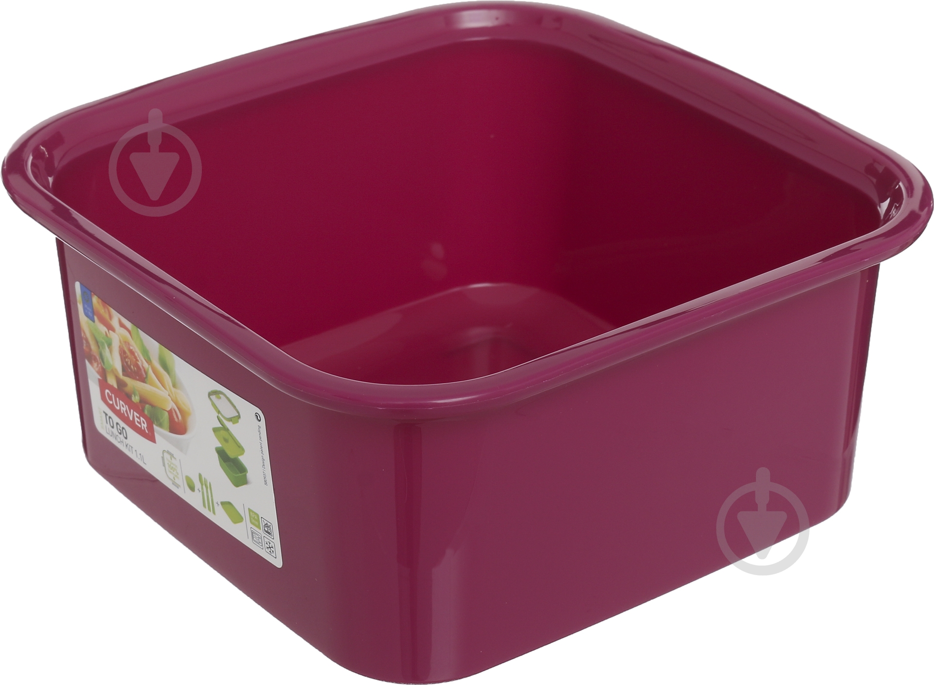 Контейнер із кришкою Curver To Go lunch Kit 1,1 л фіолетовий - фото 2