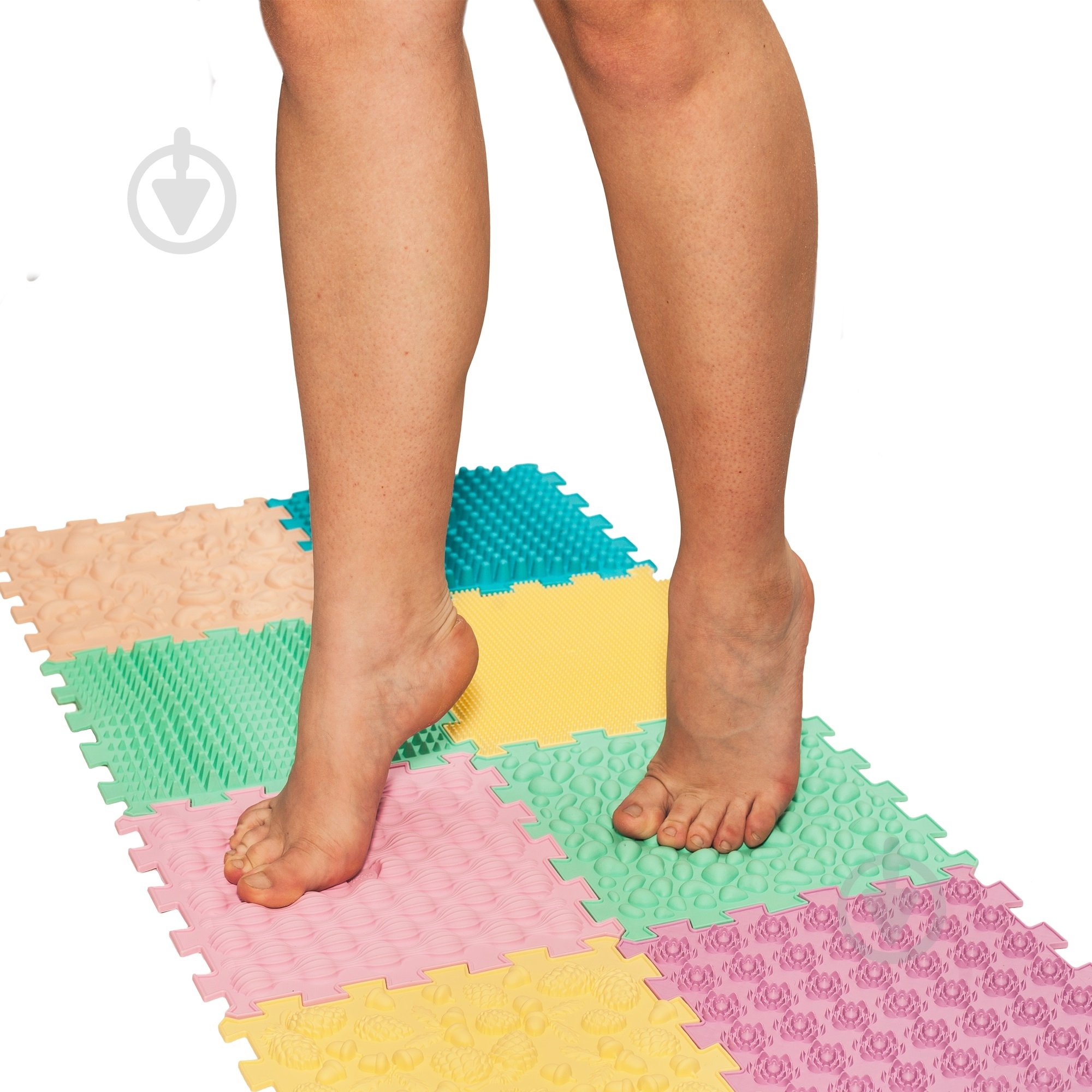 Массажный коврик Ортек "Пазлы Микс" 10 элементов Пастель 12808 - фото 15 Массажный коврик Ортек "Пазлы Микс" 10 элементов Пастель 12808 - фото 15