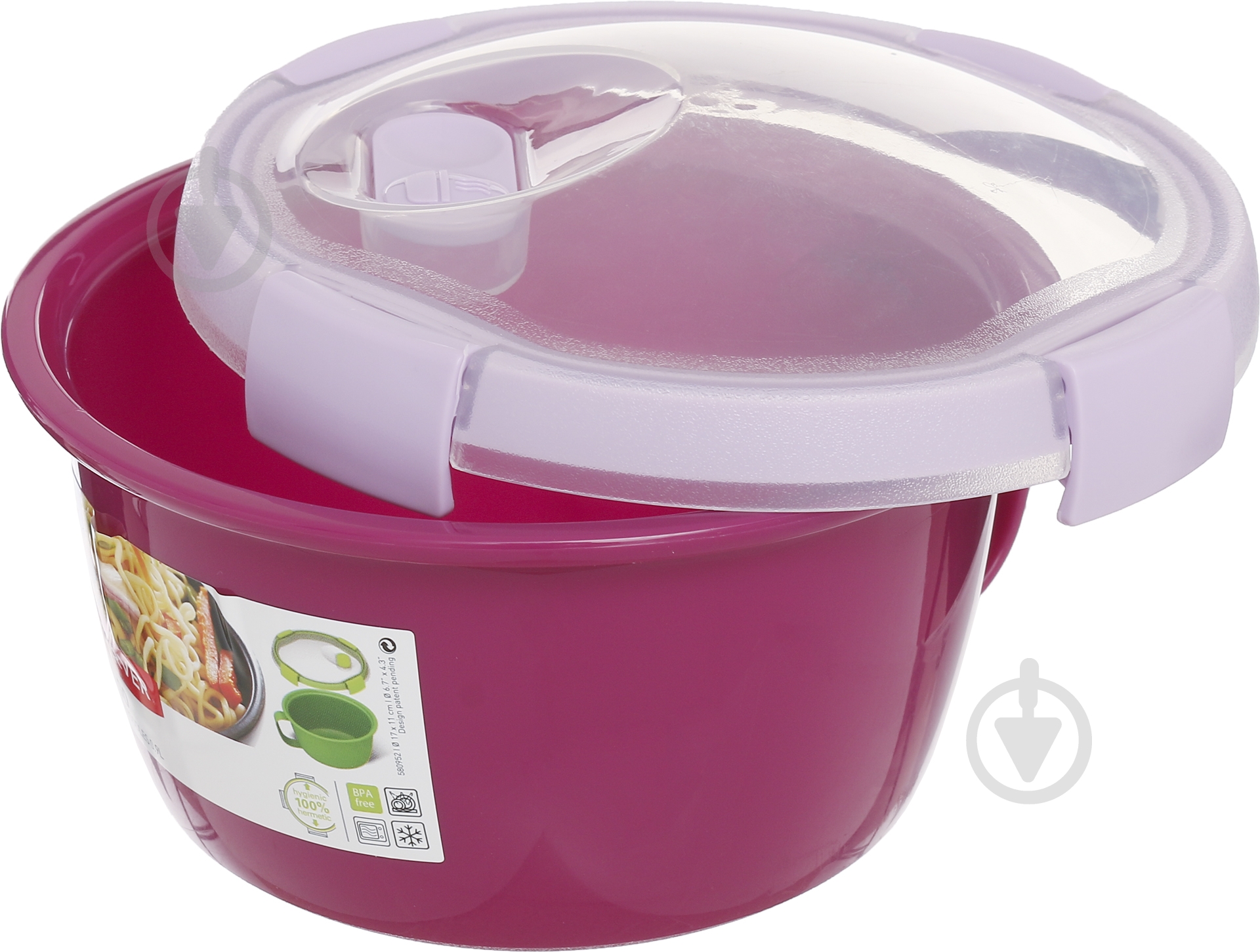 Контейнер із кришкою Curver To Go Soup & Noodles 900 мл фіолетовий - фото 2