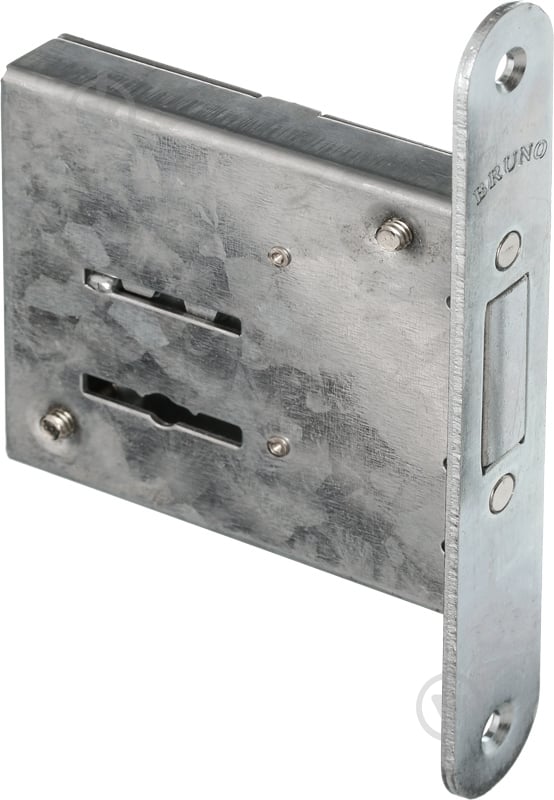 Дверний замок вхідний Bruno 755F матовий хром - фото 1