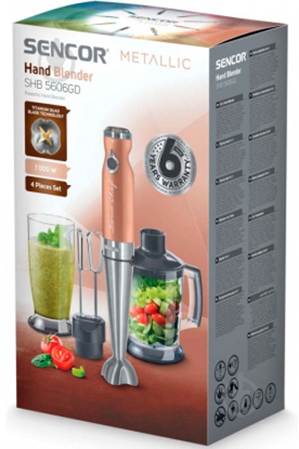 Блендер погружной Sencor SHB5606GD - фото 9