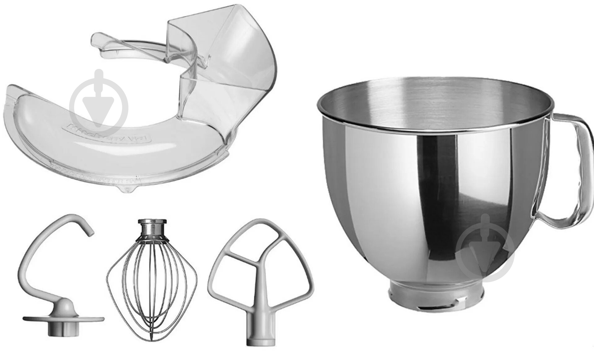 Кухонная машина KitchenAid 4,3 л 5KSM95PSEMC с откидным блоком, хром - фото 10 Кухонная машина KitchenAid 4,3 л 5KSM95PSEMC с откидным блоком, хром - фото 10