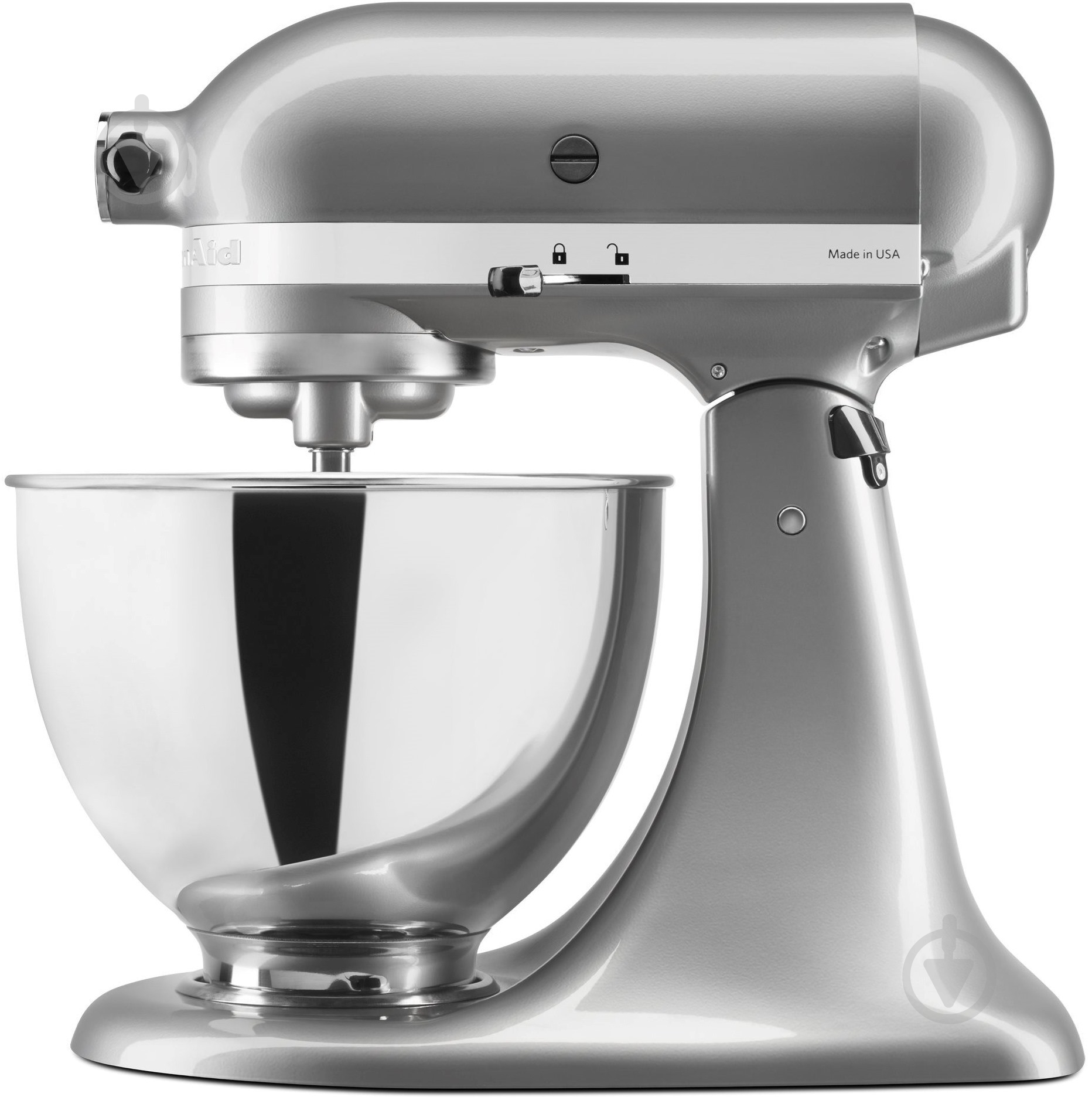 Кухонная машина KitchenAid 4,3 л 5KSM95PSEMC с откидным блоком, хром - фото 2 Кухонная машина KitchenAid 4,3 л 5KSM95PSEMC с откидным блоком, хром - фото 2