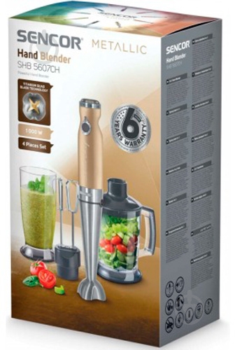 Блендер погружной Sencor SHB5600GG - фото 9