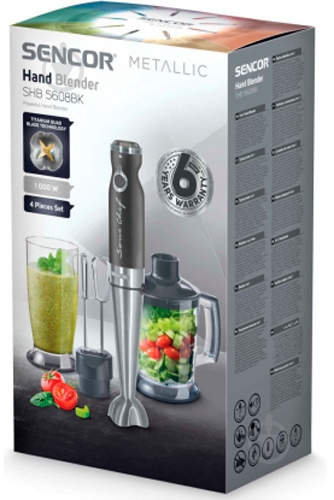 Блендер погружной Sencor SHB5600GG - фото 9 Блендер погружной Sencor SHB5600GG - фото 9