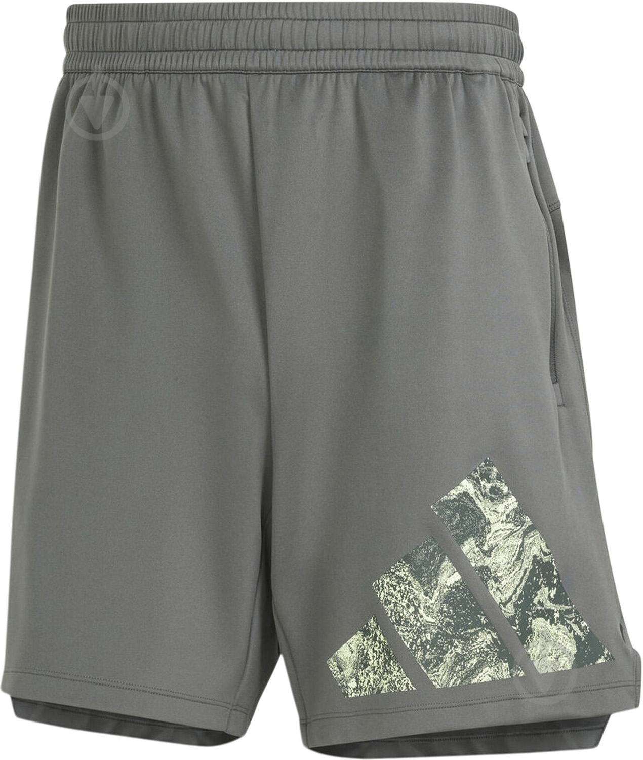 Шорты Adidas IS3797 р. 2XL серый - фото 1 Шорты Adidas IS3797 р. 2XL серый - фото 1