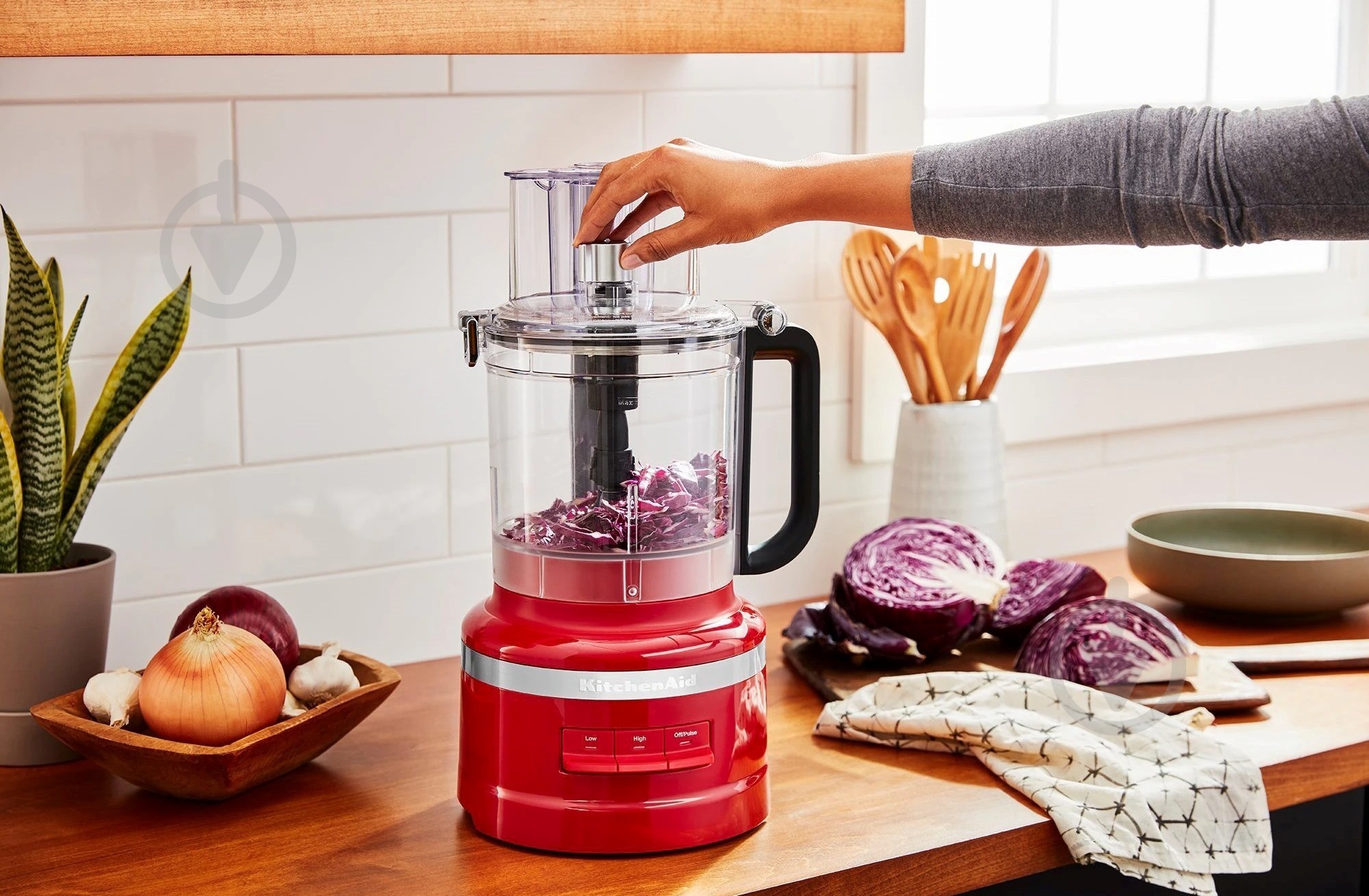 Кухонный комбайн KitchenAid 5KFP1319EER красный - фото 17