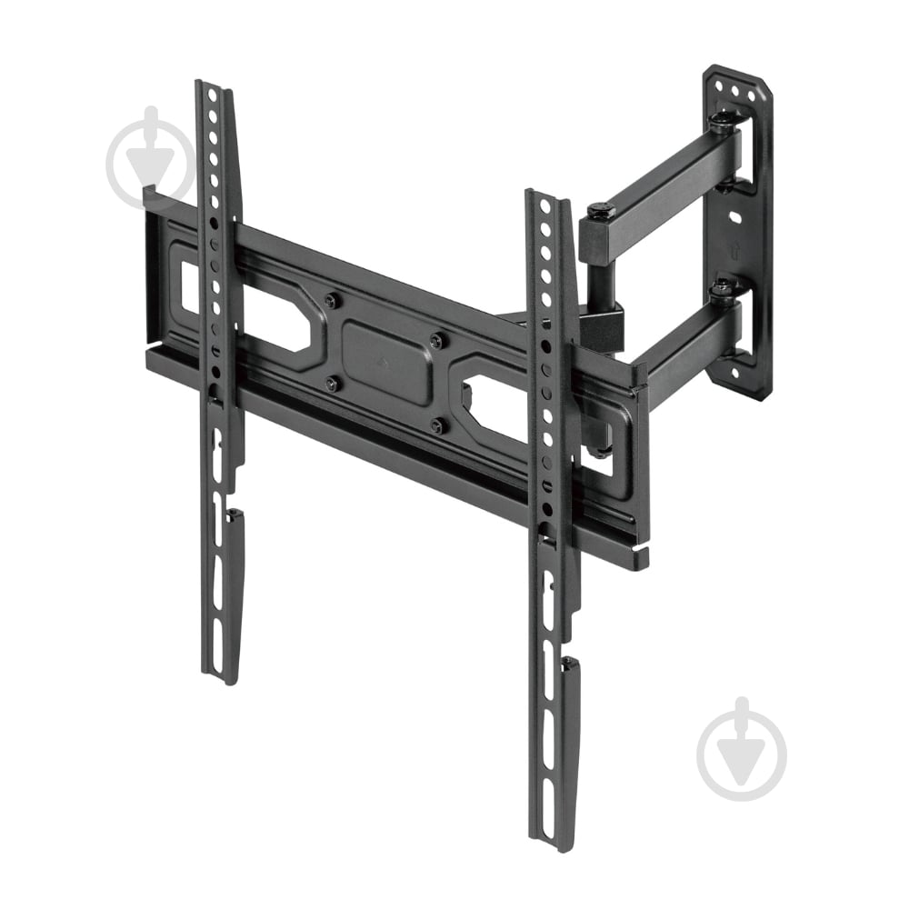 Крепление для телевизора Kivi Motion-443A 35кг, 32-55", VESA 75х75-400х400 поворотно-наклонные черный - фото 5