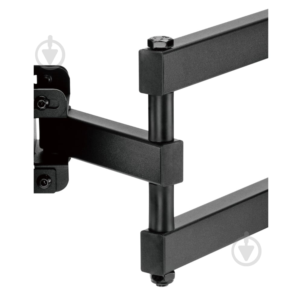 Крепление для телевизора Kivi Motion-443A 35кг, 32-55", VESA 75х75-400х400 поворотно-наклонные черный - фото 8