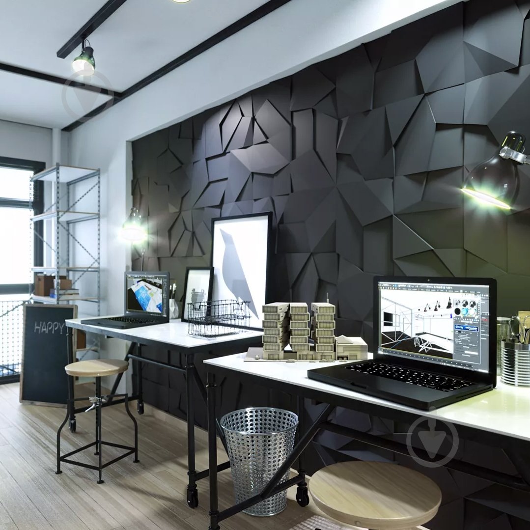 3D-панель гипсовая BeautyWalls ROCK армированная 1.44 кв.м - фото 2 3D-панель гипсовая BeautyWalls ROCK армированная 1.44 кв.м - фото 2