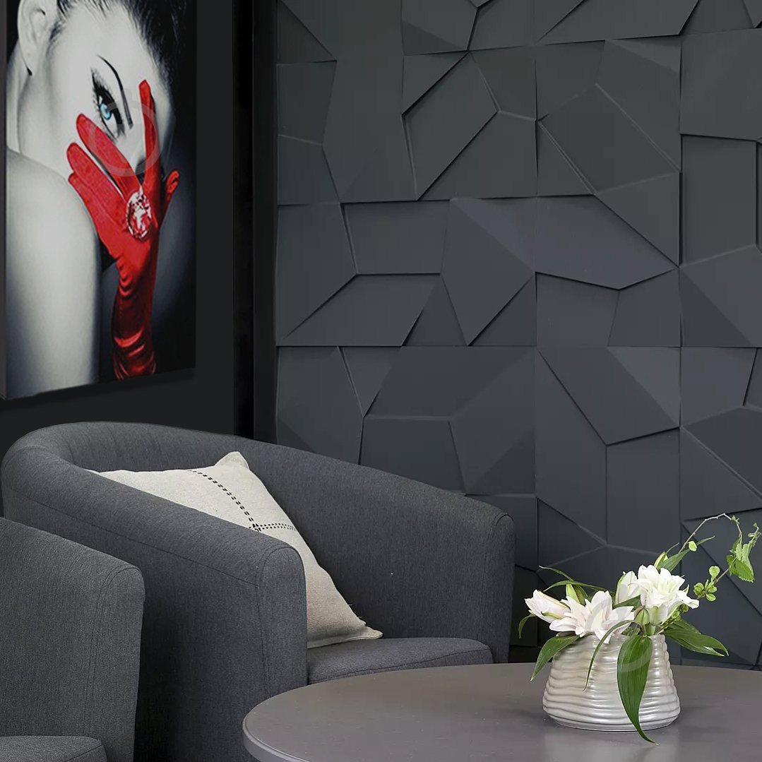 3D-панель гипсовая BeautyWalls ROCK армированная 1.44 кв.м - фото 4 3D-панель гипсовая BeautyWalls ROCK армированная 1.44 кв.м - фото 4