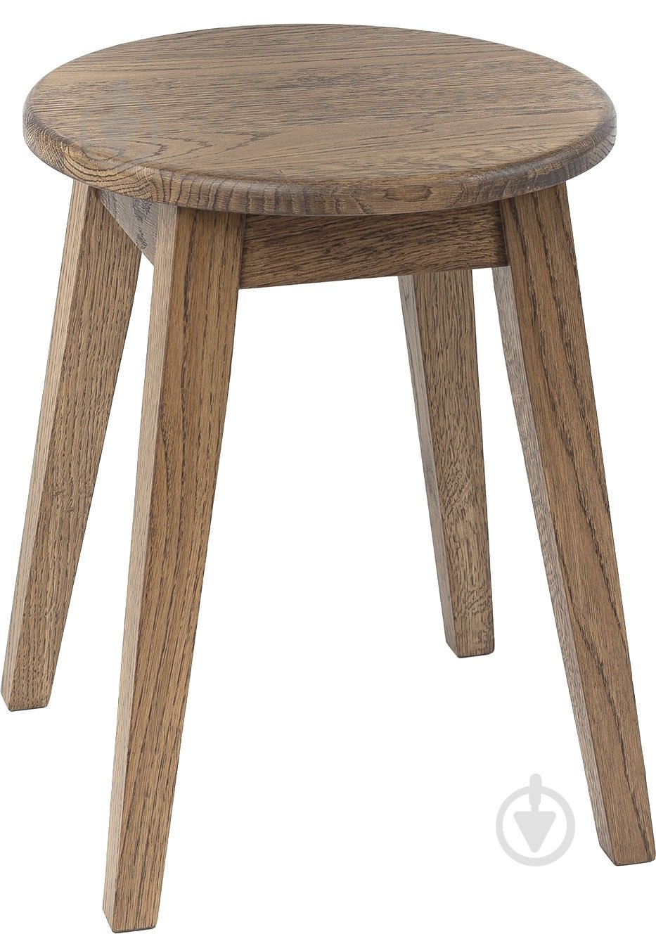 Табурет деревянный Рената дуб дымчатий дуб темный - фото 1