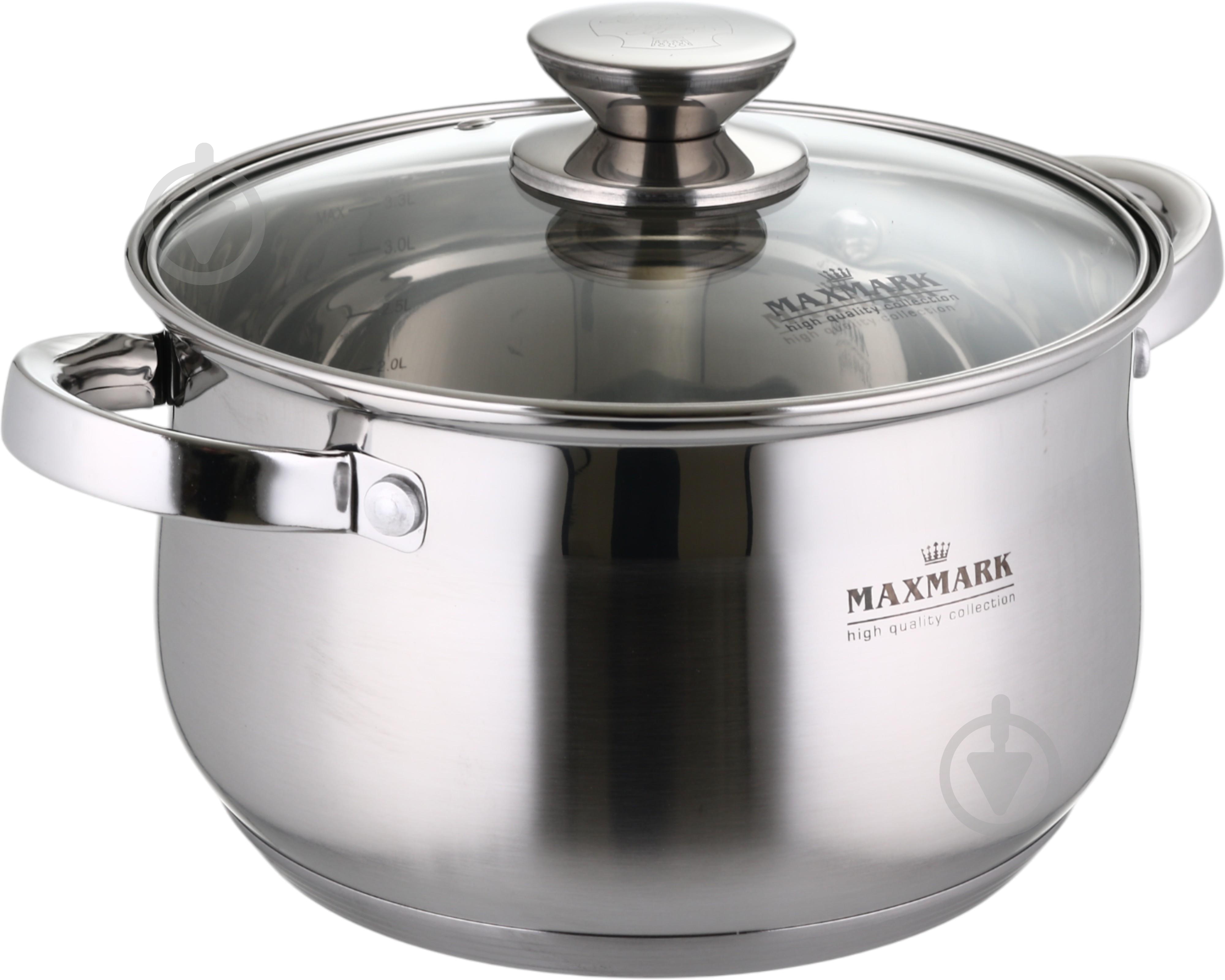 Набір каструль Maxmark 8 предметів MK-BL2608Y - фото 11 Набір каструль Maxmark 8 предметів MK-BL2608Y - фото 11