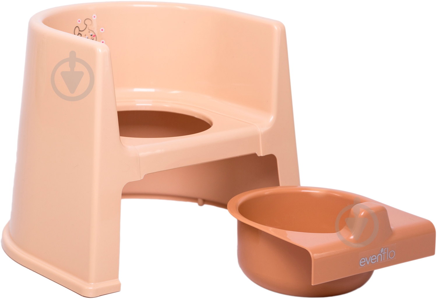 Горшок Evenflo Potty бежевый - фото 3 Горшок Evenflo Potty бежевый - фото 3