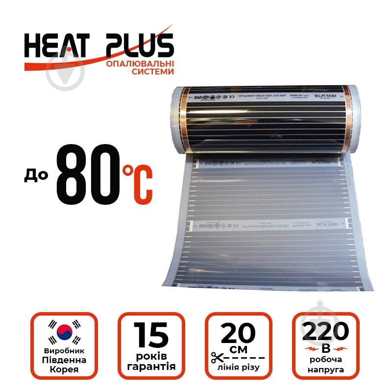 Нагревательная пленка Heat Plus HP04HT - фото 3
