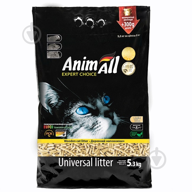 Наполнитель для кошачьего туалета AnimALL Универсал 5,3 кг - фото 1