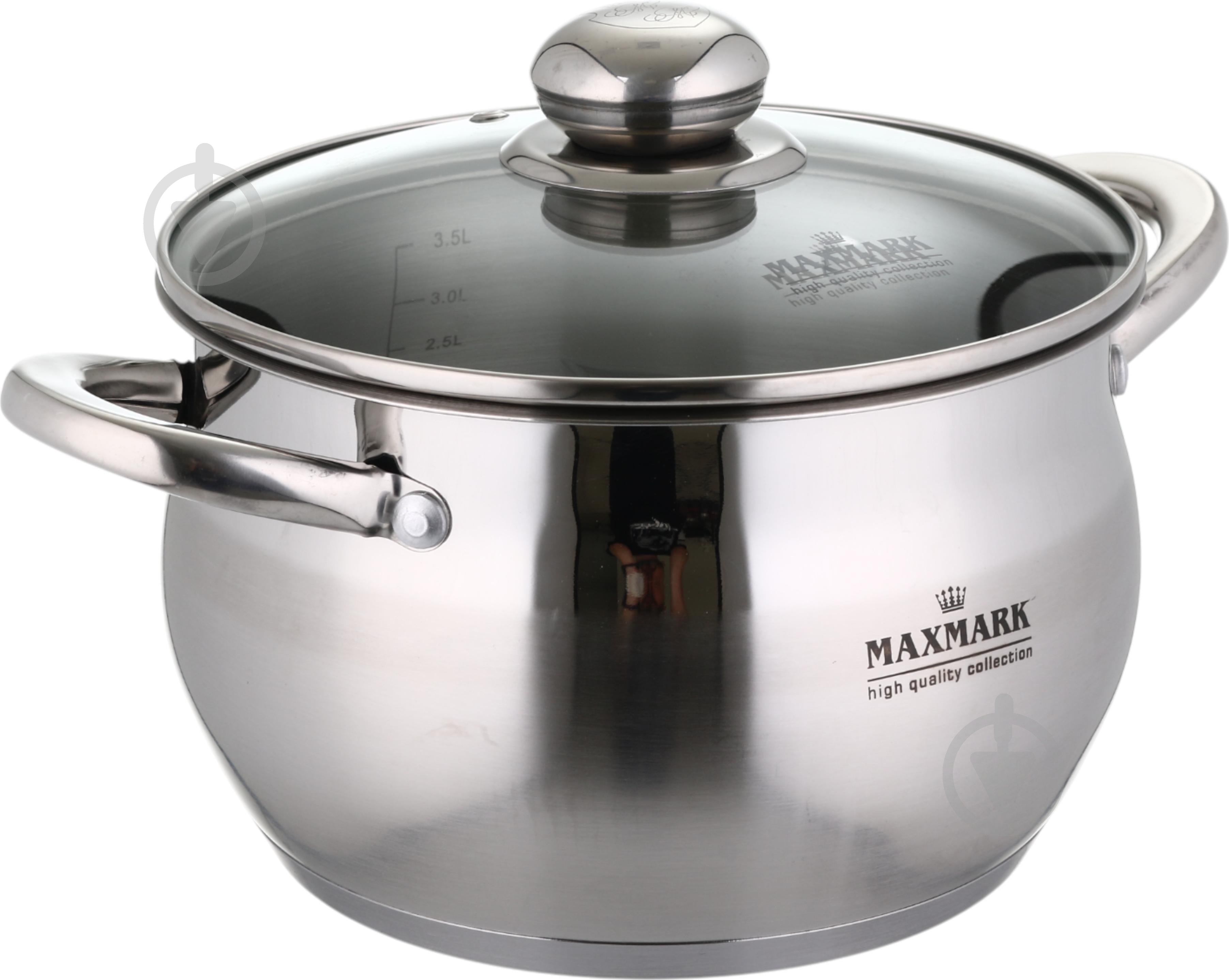 Набор кастрюль Maxmark 8 предметов MK-APP7508L - фото 16 Набор кастрюль Maxmark 8 предметов MK-APP7508L - фото 16