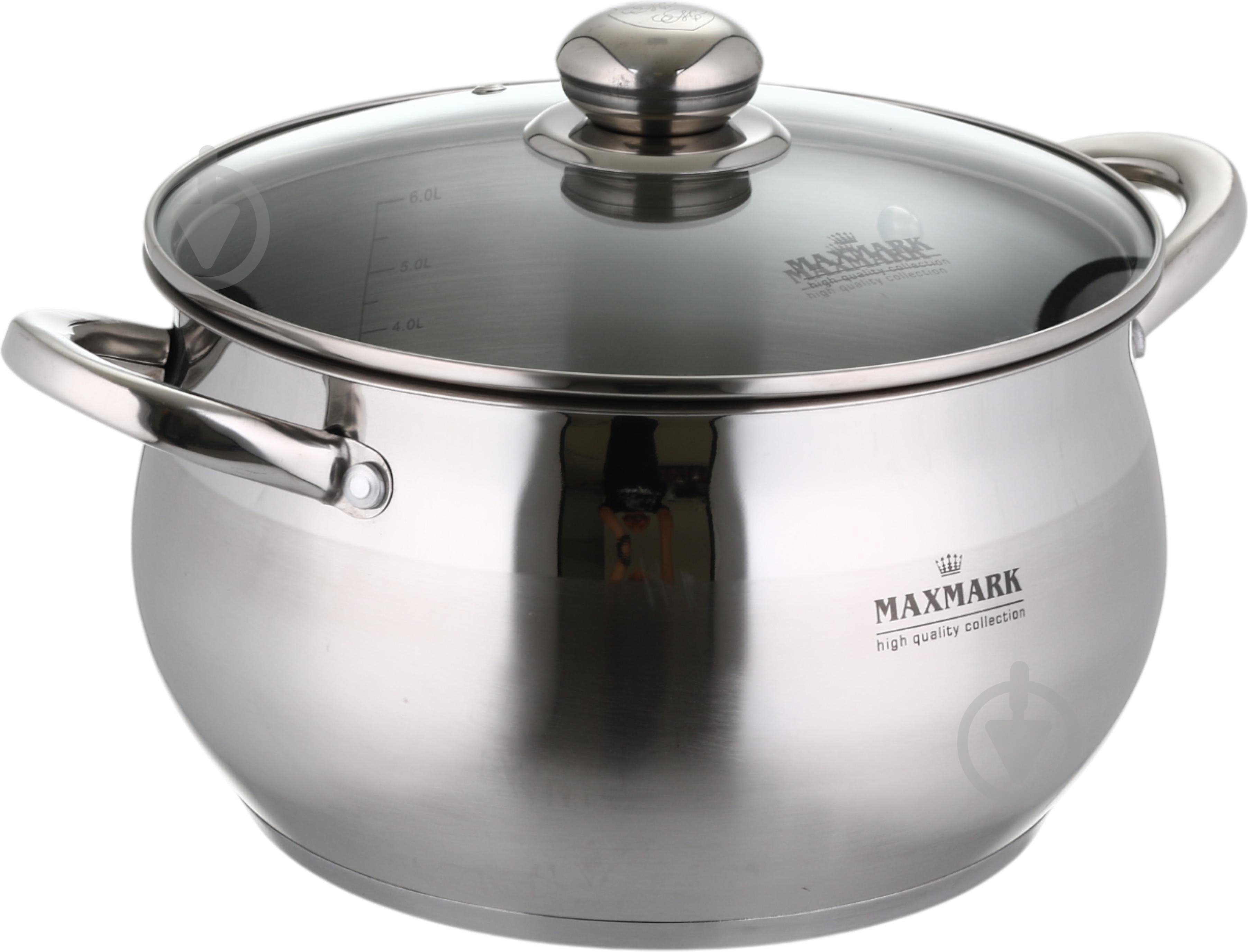 Набор кастрюль Maxmark 8 предметов MK-APP7508L - фото 4 Набор кастрюль Maxmark 8 предметов MK-APP7508L - фото 4