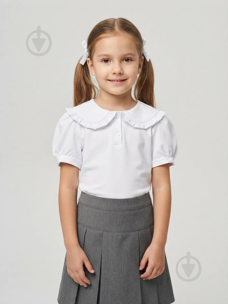 Блуза Piccolo р.128 белый 180293 - фото 1