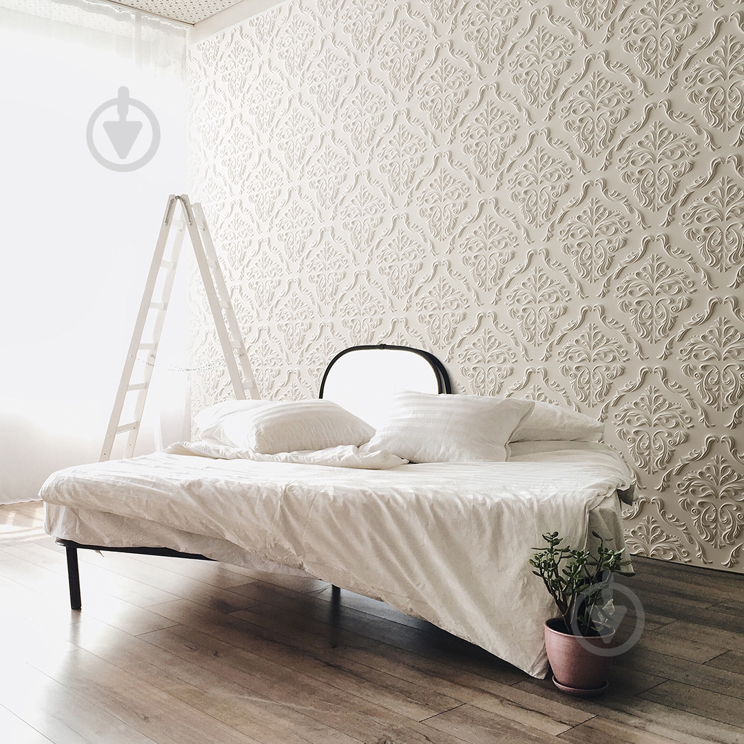 3D-панель гипсовая BeautyWalls Vintage армированная 600x600x25 мм белый - фото 5