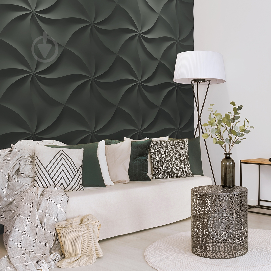 3D-панель гипсовая BeautyWalls Zephyr армированная 600x600x25 мм белый - фото 3