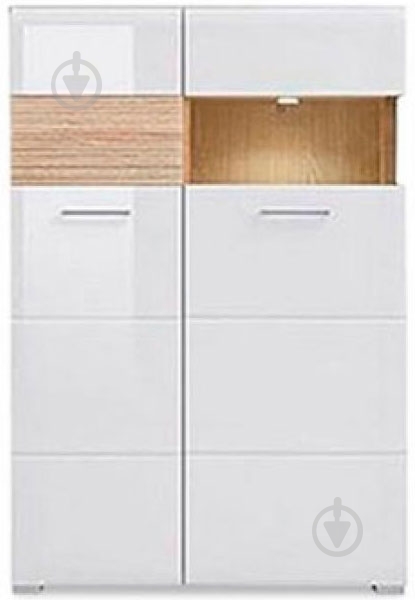 Витрина BRW Україна REG1W1D/13/8 Fun белый - фото 1