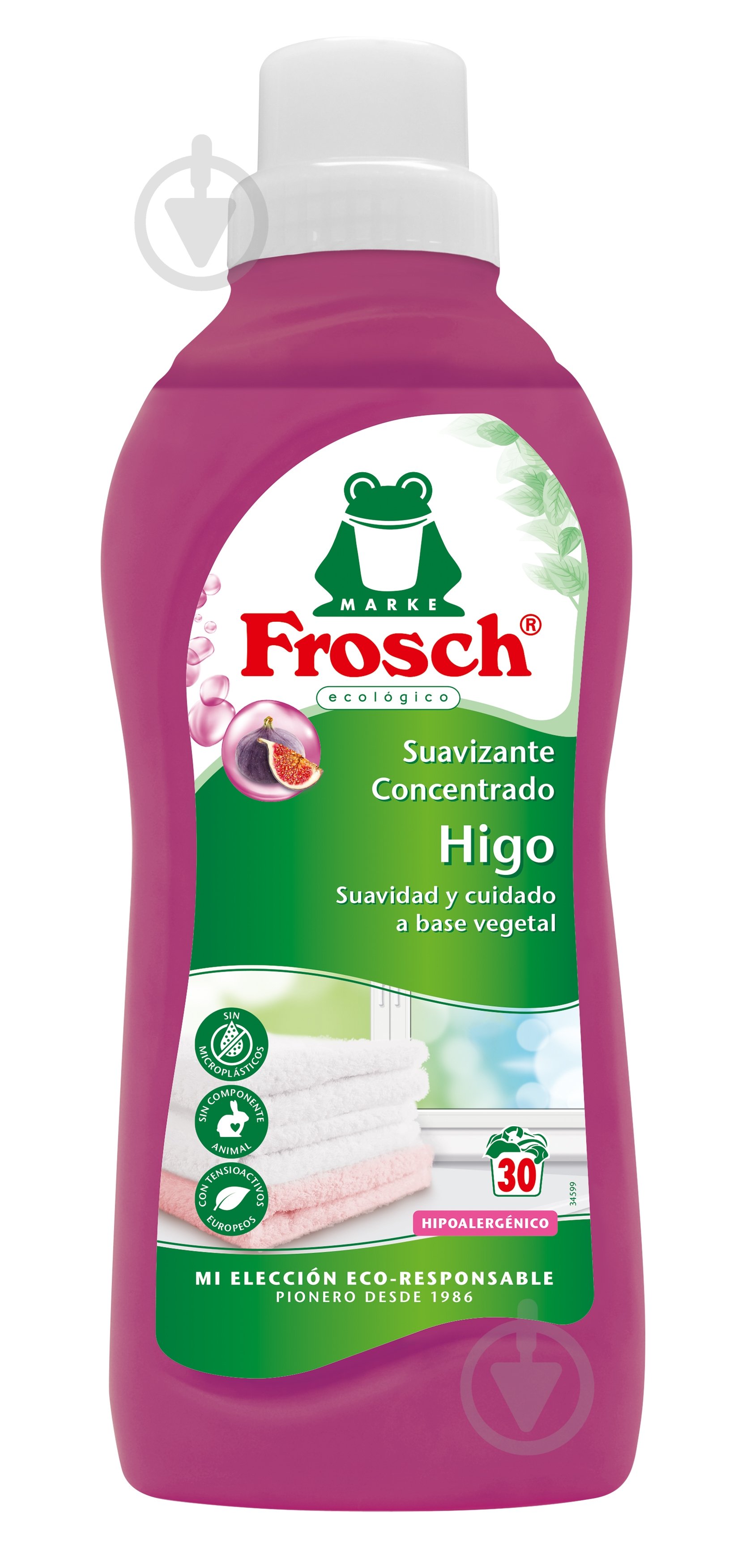 Кондиціонер-ополіскувач Frosch Інжир 0,75 л - фото 1