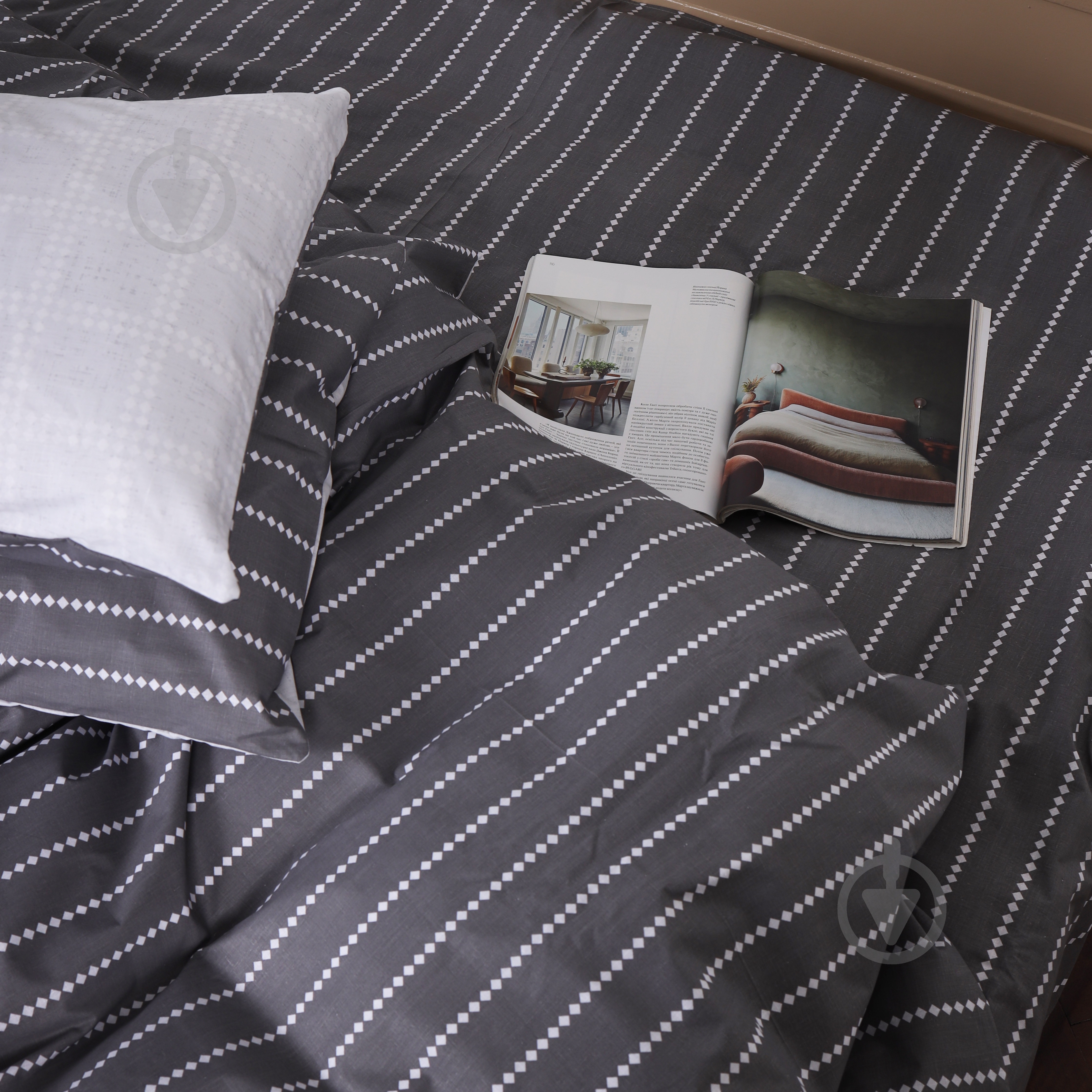 Комплект постельного белья Ranforce Elite 17-0615 Gaspare 175х210 см мультиколор MirSon - фото 3 Комплект постельного белья Ranforce Elite 17-0615 Gaspare 175х210 см мультиколор MirSon - фото 3