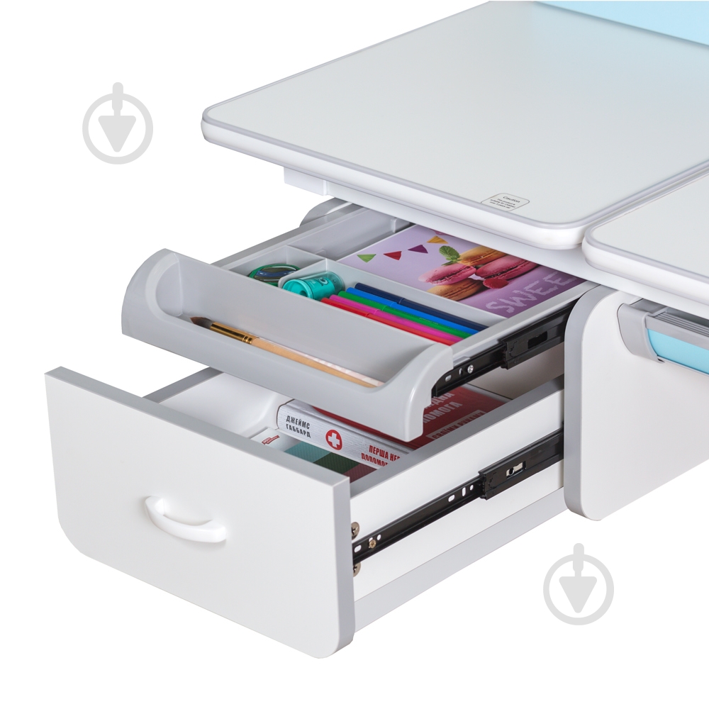 Детский стол Evo-kids Evo-52 WG + BL Multicolor - фото 9 Детский стол Evo-kids Evo-52 WG + BL Multicolor - фото 9