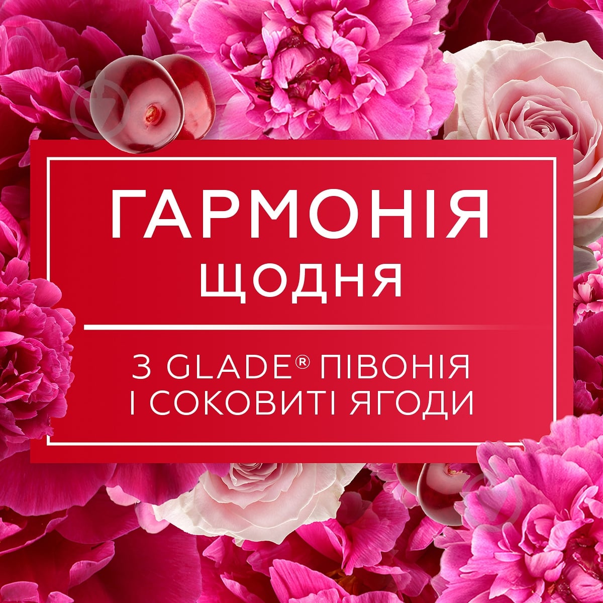 Автоматичний освіжувач повітря Glade Півонія та соковиті ягоди 269 мл - фото 3 Автоматичний освіжувач повітря Glade Півонія та соковиті ягоди 269 мл - фото 3