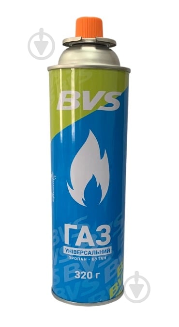 Балон газовий BVS пропан-бутан одноразовий 320 гр - фото 1