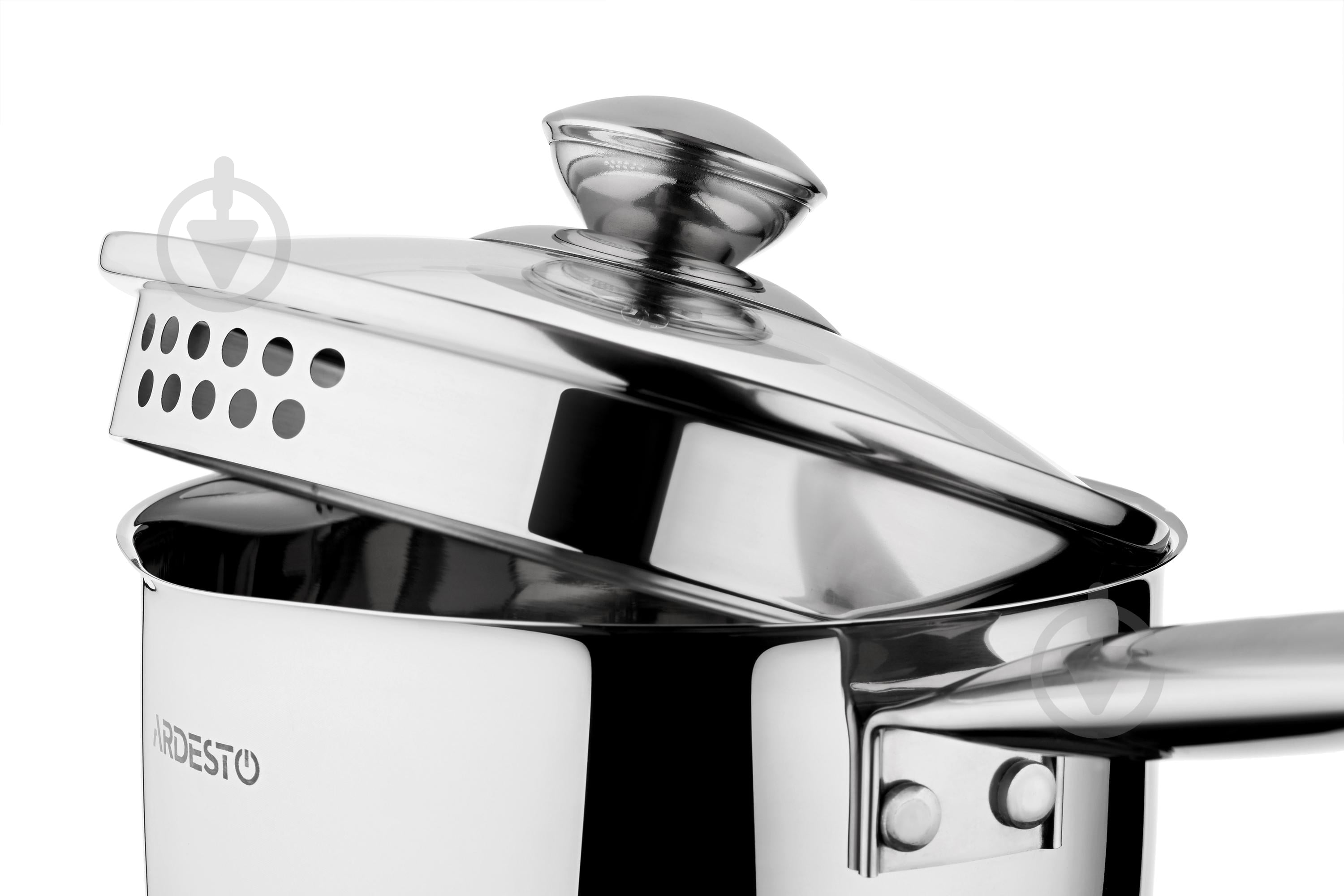 Ковш Ardesto Gemini Lecco 1,8 л нержавеющая сталь AR2818SS - фото 3