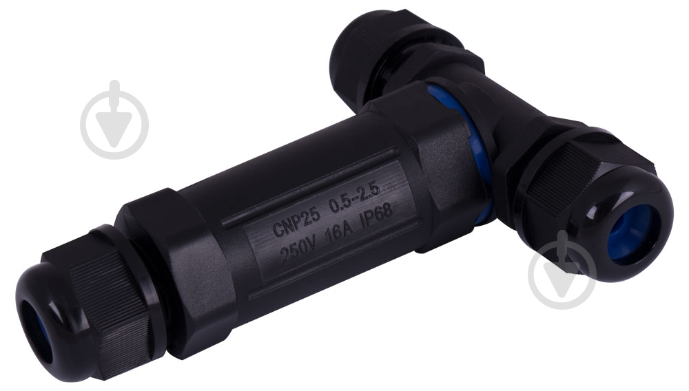 Соединитель E.NEXT e.wcc.cnp25t черный s2039103 - фото 1