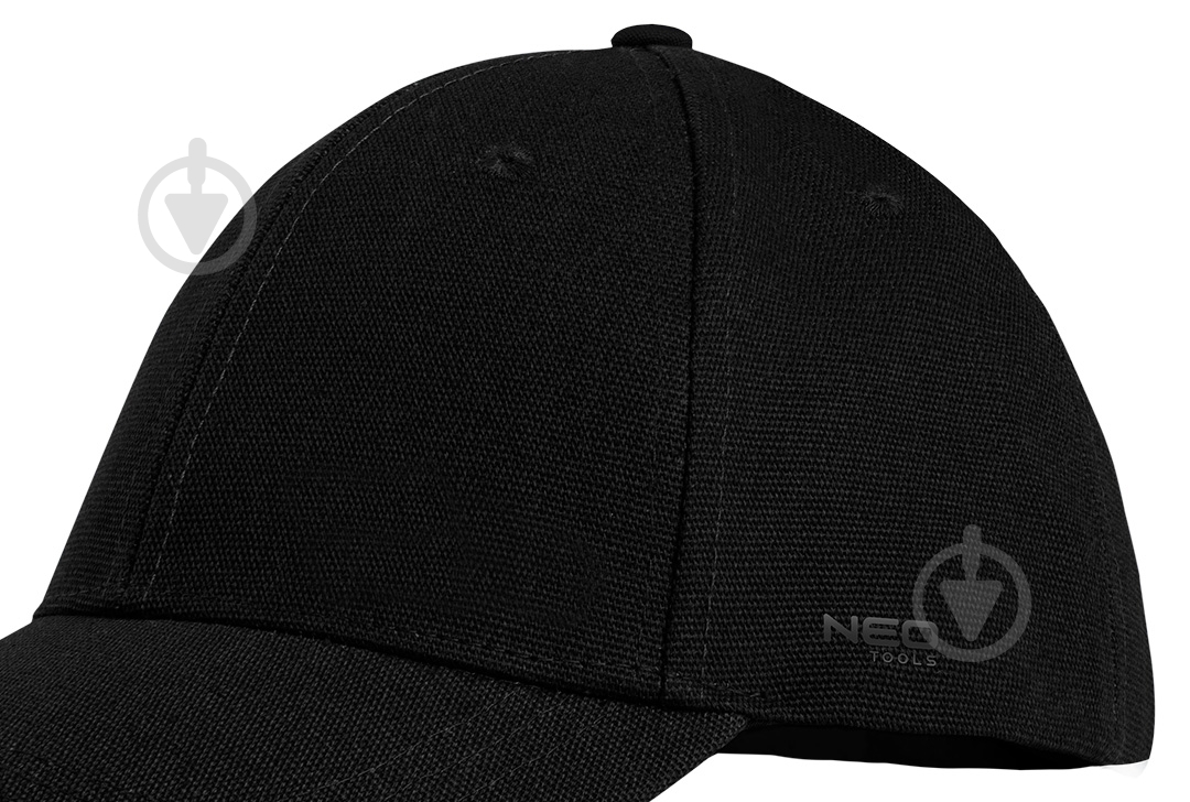 Бейсболка NEO tools 81-634 р. универсальный черный - фото 4