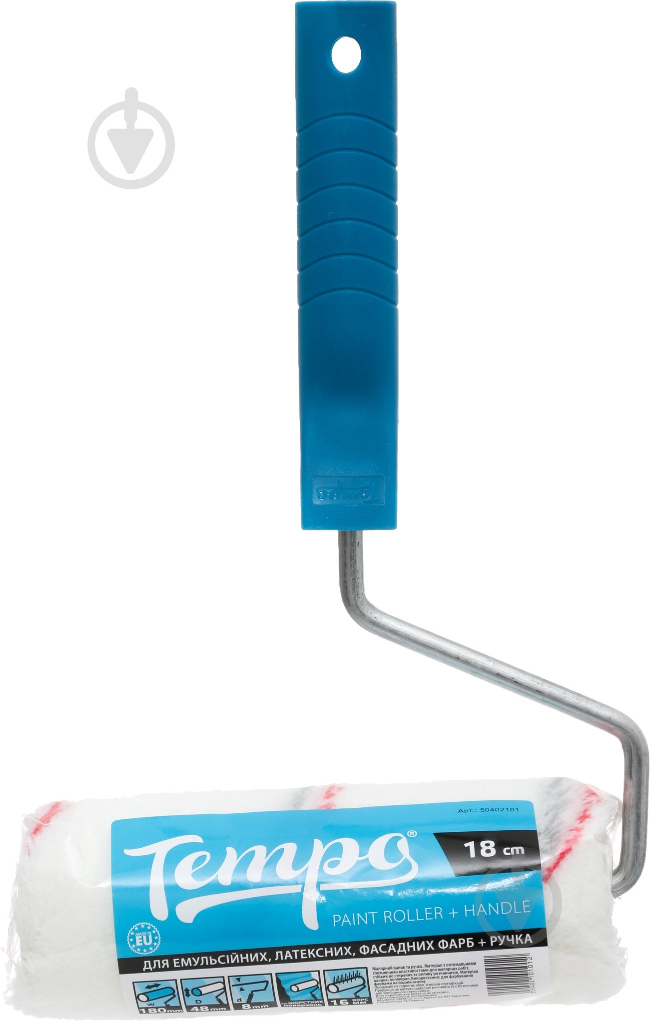 Валик Tempo 48x180 мм E0111-264818 - фото 3 Валик Tempo 48x180 мм E0111-264818 - фото 3