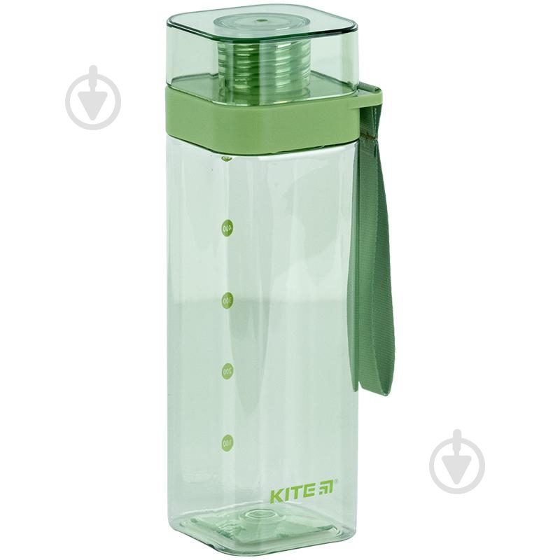 Бутылка для воды KITE 500 мл зеленая K24-1209-2 зеленая - фото 2 Бутылка для воды KITE 500 мл зеленая K24-1209-2 зеленая - фото 2