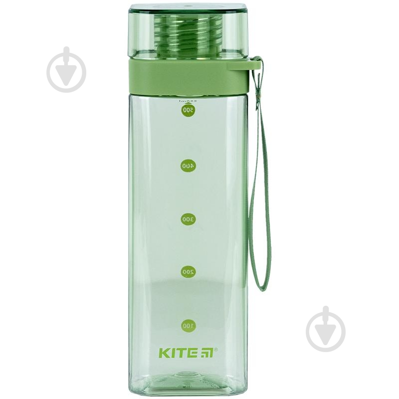 Бутылка для воды KITE 500 мл зеленая K24-1209-2 зеленая - фото 1 Бутылка для воды KITE 500 мл зеленая K24-1209-2 зеленая - фото 1