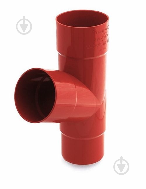 Тройник Bryza 90 мм красный - фото 1