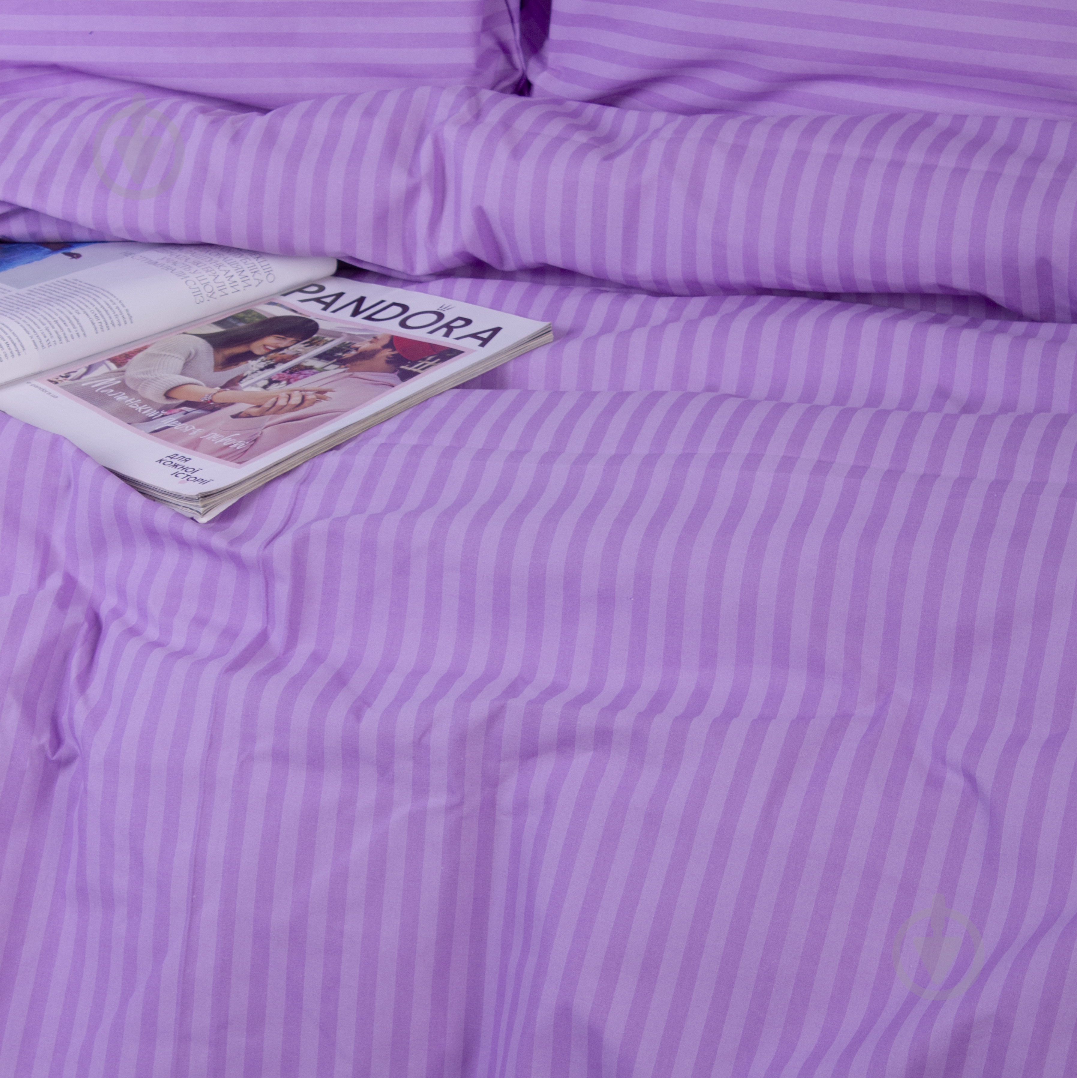 Комплект постельного белья MirSon 17-0618 Stripe Purple фиолетовый - фото 3 Комплект постельного белья MirSon 17-0618 Stripe Purple фиолетовый - фото 3