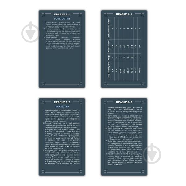 Игра настольная Orner Мафия orner-2734 - фото 7