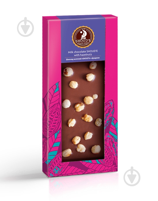 Молочный шоколад с фундуком 100 г - фото 1 Молочный шоколад с фундуком 100 г - фото 1