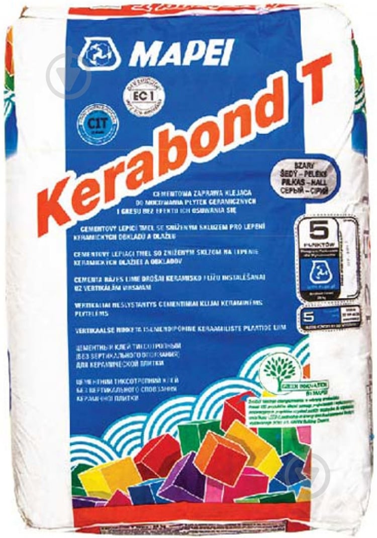 Клей для плитки Mapei Кerabond T 25 кг - фото 1