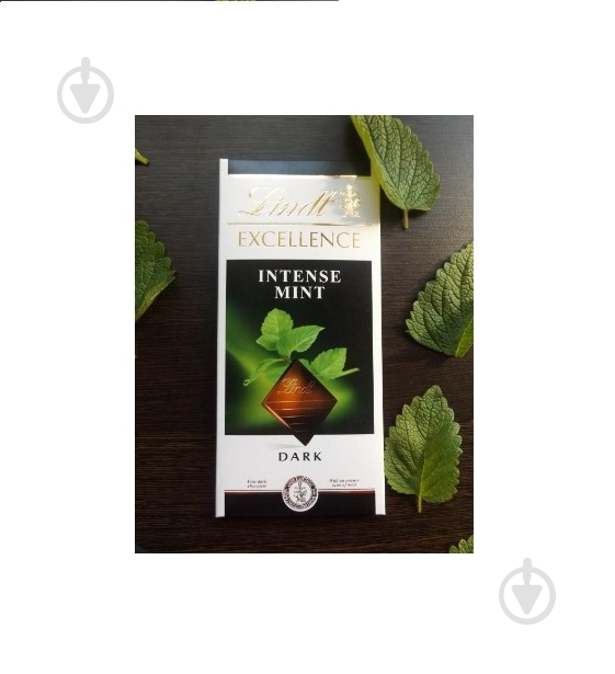 Шоколад LINDT Excellence чорный с мятой - фото 1 Шоколад LINDT Excellence чорный с мятой - фото 1