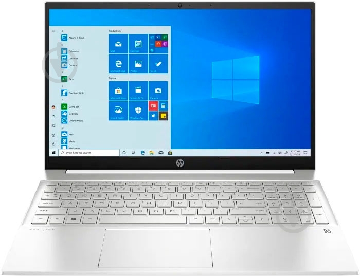 Ноутбук HP Pavilion 15-eg0031ur 15,6 (2W2D3EA) ceramic white - фото 1
