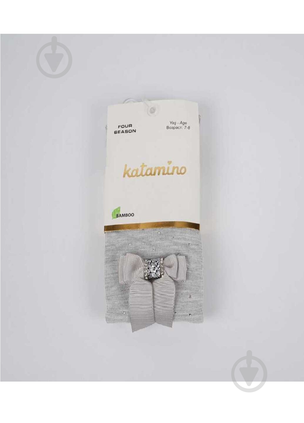 Колготки для девочек KATAMINO K32163 р.119-131 серый - фото 3